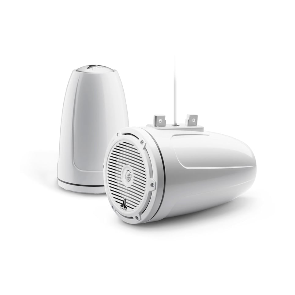 JL Audio M3-770ETXv3-Gw-C-Gw wake tower marine speakers for boats, wakeboard towers and open-water sound, waterproof marine audio upgrade available across the USA