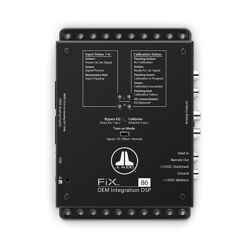 JL Audio FiX-86 DSP signal processor for OEM integration and tuned car audio at Houston Car Stereo