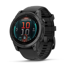 Garmin fēnix E - 47 mm AMOLED Slate Gray Steel premium multisport GPS smartwatch at Houston Car Stereo