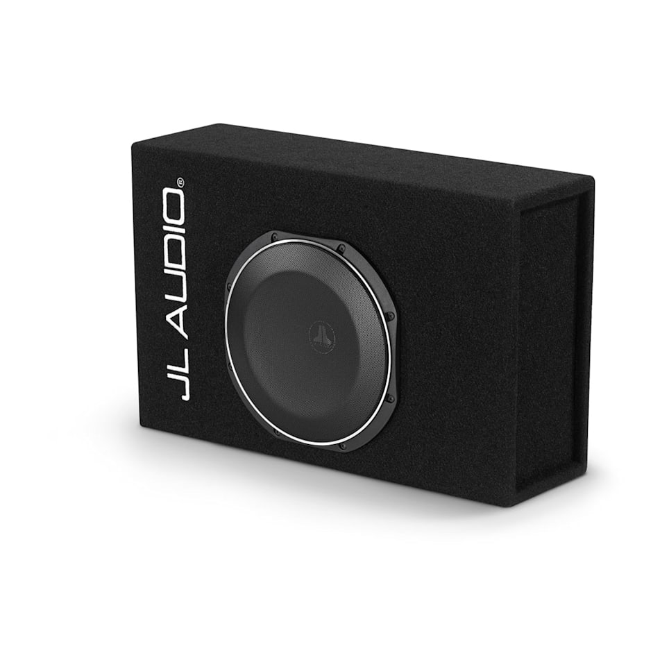JL Audio ACP110LG-TW1 loaded enclosed car subwoofer for powerful bass upgrade at Houston Car Stereo