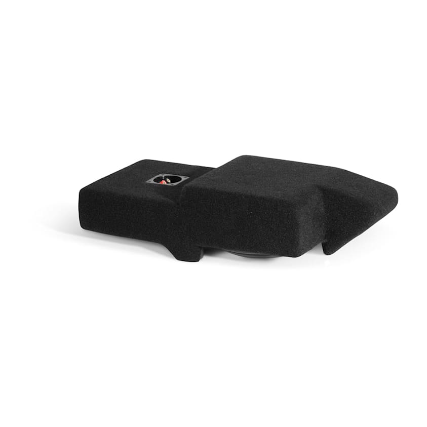 JL Audio Stealthbox custom-fit enclosed subwoofer for Chevrolet and GMC Full-Size SUVs and Trucks at Houston Car Stereo