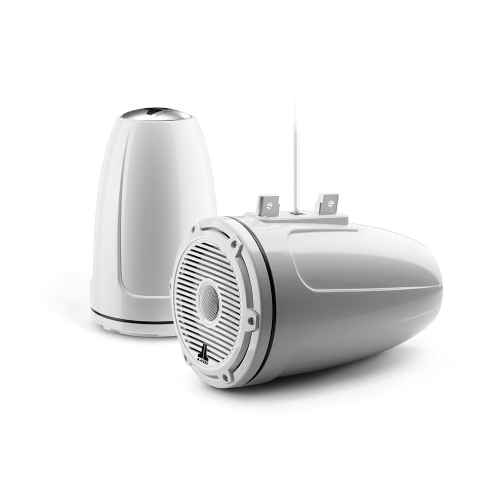 JL Audio M6-770ETXv3-Gw-C-3Gw wake tower marine speakers for boats, wakeboard towers and open-water sound, waterproof marine audio upgrade available across the USA