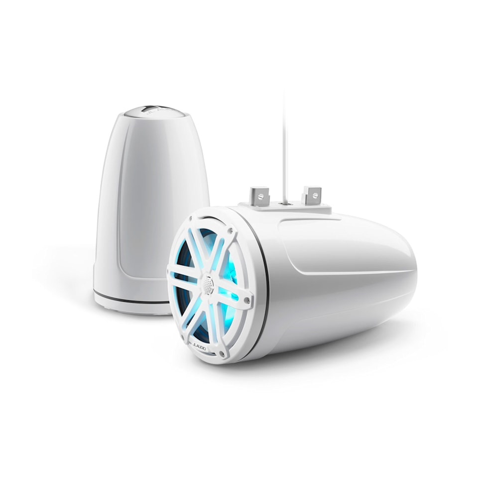 JL Audio M3-770ETXv3-Gw-S-Gw-i wake tower marine speakers for boats, wakeboard towers and open-water sound, waterproof marine audio upgrade available across the USA