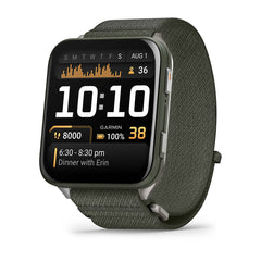 Garmin Venu X1 Moss with Titanium Caseback and Moss ComfortFit Nylon Band fitness smartwatch at Houston Car Stereo