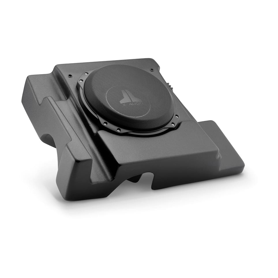 JL Audio Stealthbox custom-fit enclosed subwoofer for Can-Am Maverick X3 at Houston Car Stereo