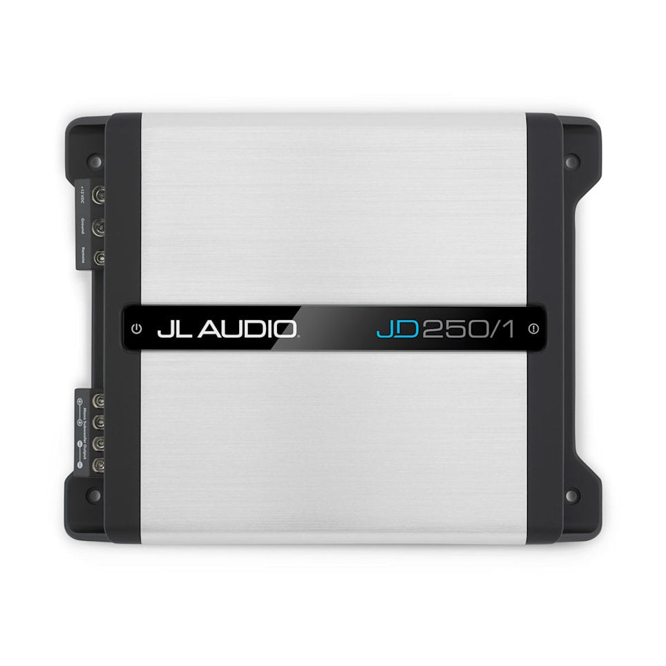 JL Audio JD250/1 car amplifier for speakers and subwoofer power at Houston Car Stereo