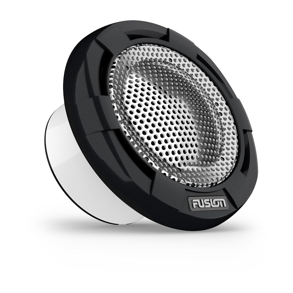 Fusion 010-02796-30 marine component tweeters for clear highs, vocals and boat audio detail, waterproof marine audio upgrade available across the USA