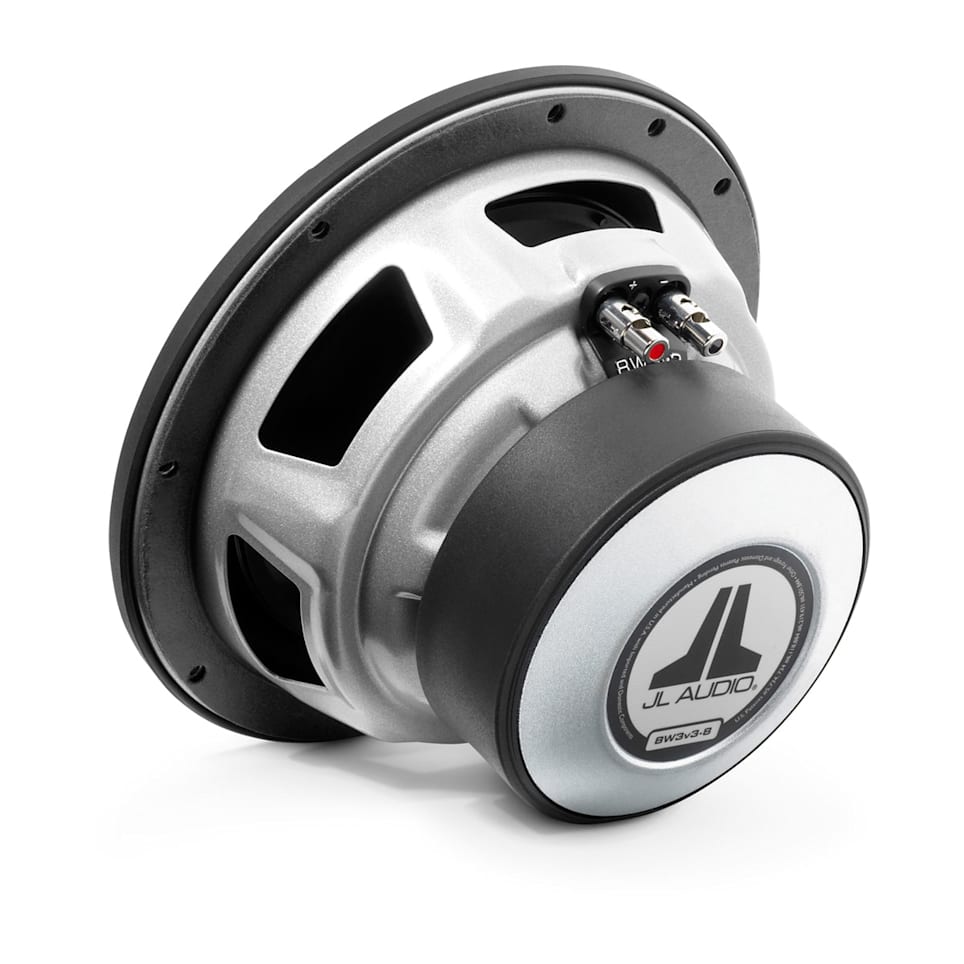 JL Audio 8W3v3-4 raw car subwoofer driver for custom bass installation at Houston Car Stereo