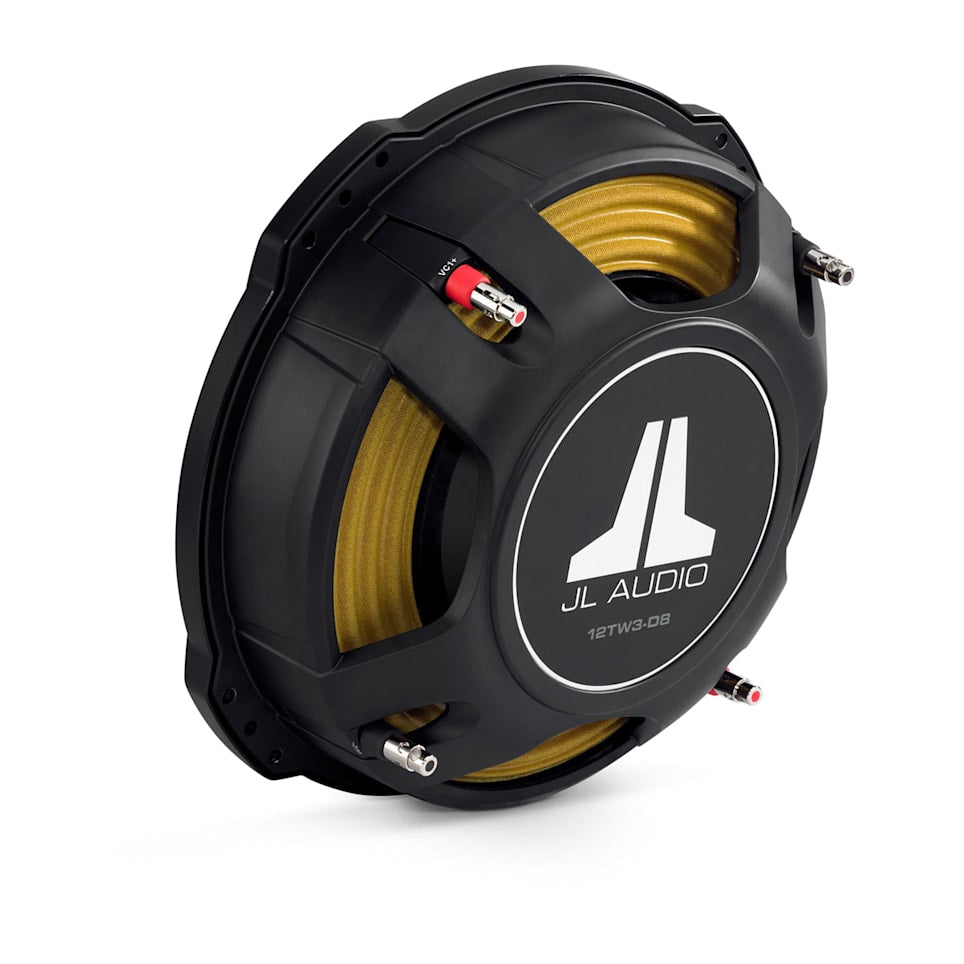 JL Audio 12TW3-D8 raw car subwoofer driver for custom bass installation at Houston Car Stereo