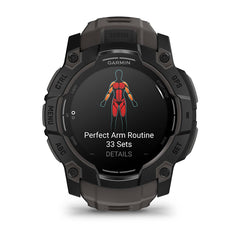 Garmin Instinct 3 - 50 mm AMOLED Black rugged outdoor GPS smartwatch at Houston Car Stereo
