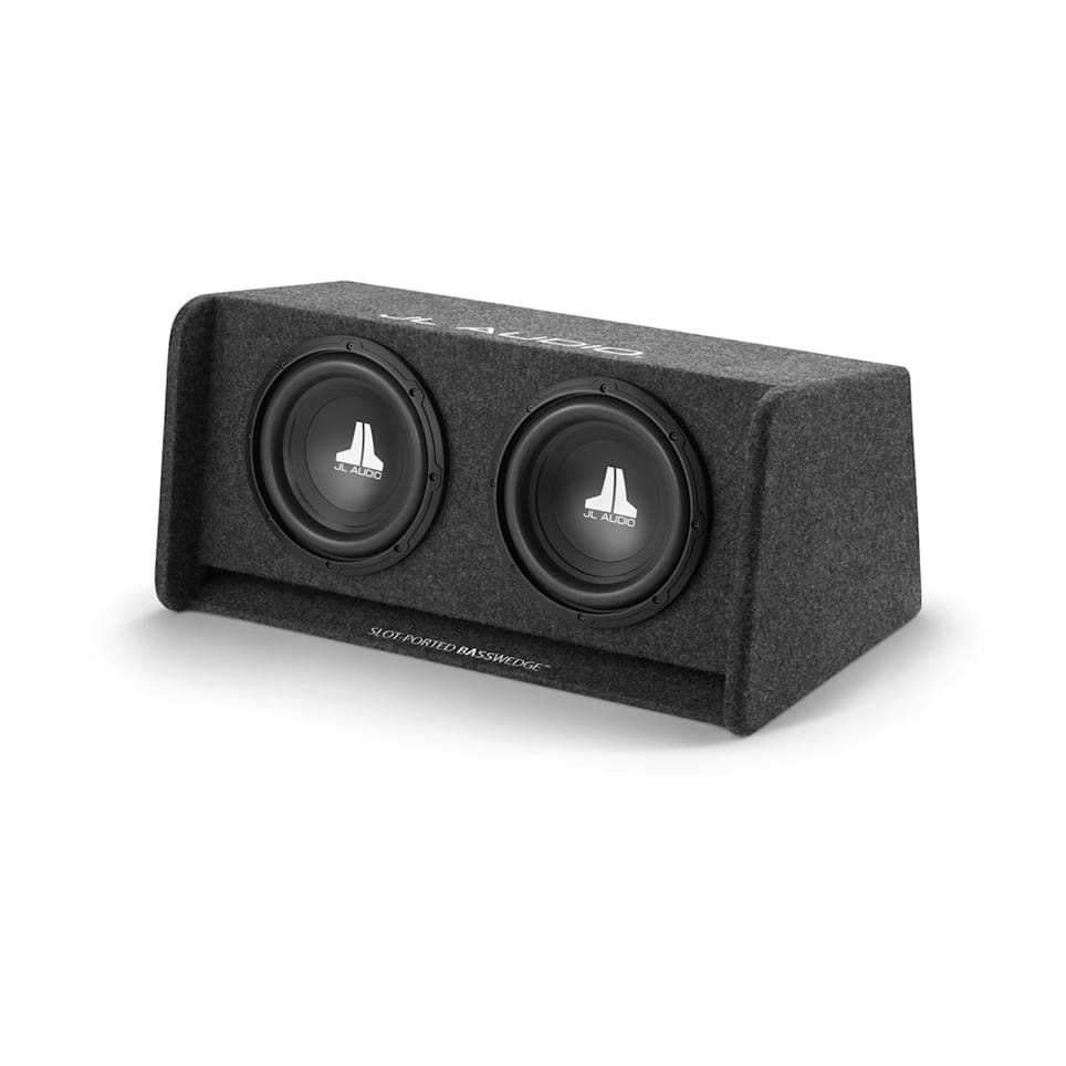JL Audio CP210-W0v3 loaded enclosed car subwoofer for powerful bass upgrade at Houston Car Stereo