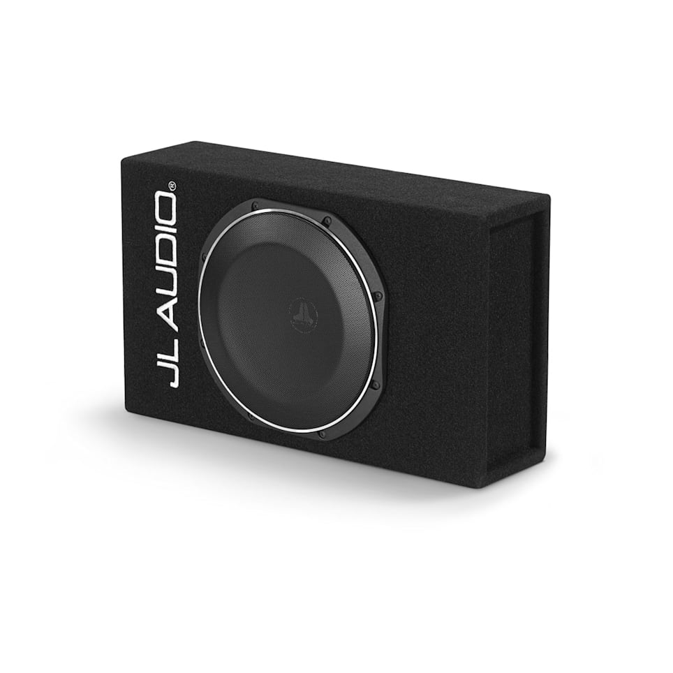 JL Audio ACS110LG-TW1 loaded enclosed car subwoofer for powerful bass upgrade at Houston Car Stereo