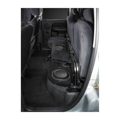 JL Audio Stealthbox custom-fit enclosed subwoofer for Dodge Ram at Houston Car Stereo