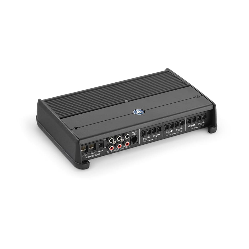 JL Audio XDM600/6 marine amplifiers for powerful boat audio systems and clean sound output, waterproof marine audio upgrade available across the USA