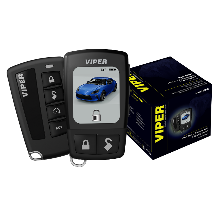VIPER 5908V LCD 2-Way Security Car Alarm + Remote Start System