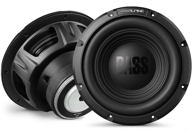 Alpine 10" SINGLE 4 OHM Subwoofer (17MY) (W10S4)