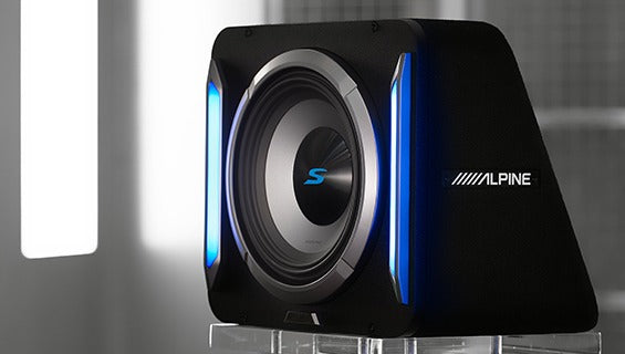 Alpine S-Series, 2nd Gen 12in Sub in Wedge Enclosure (S2-SB12)