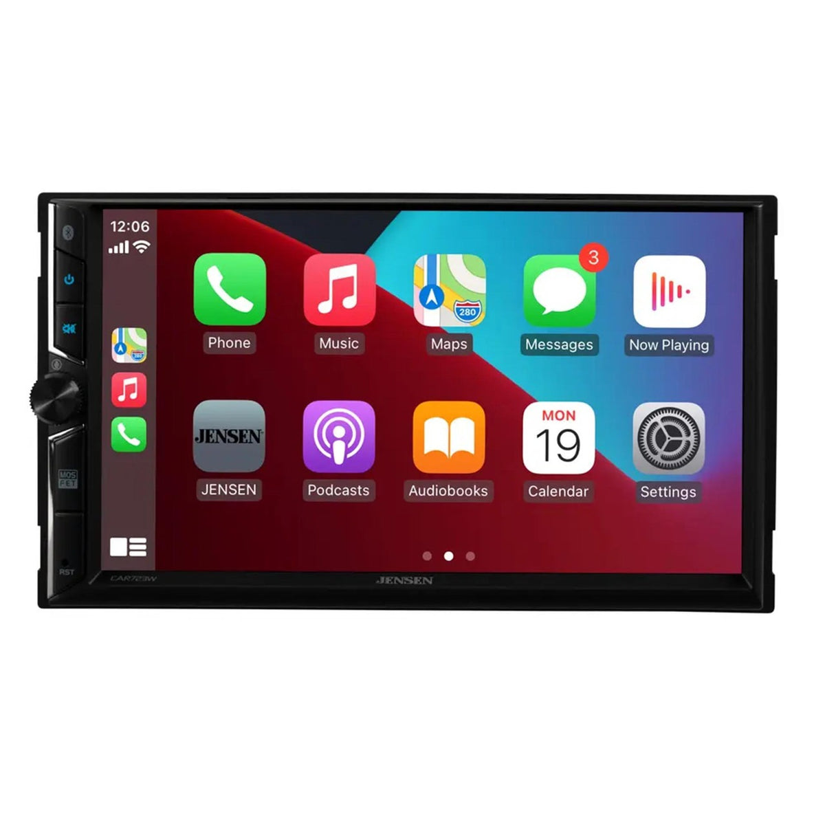 RECEIVER WITH WIRELESS ANDROID AUTO & APPLE CARPLAY “ CAR723W