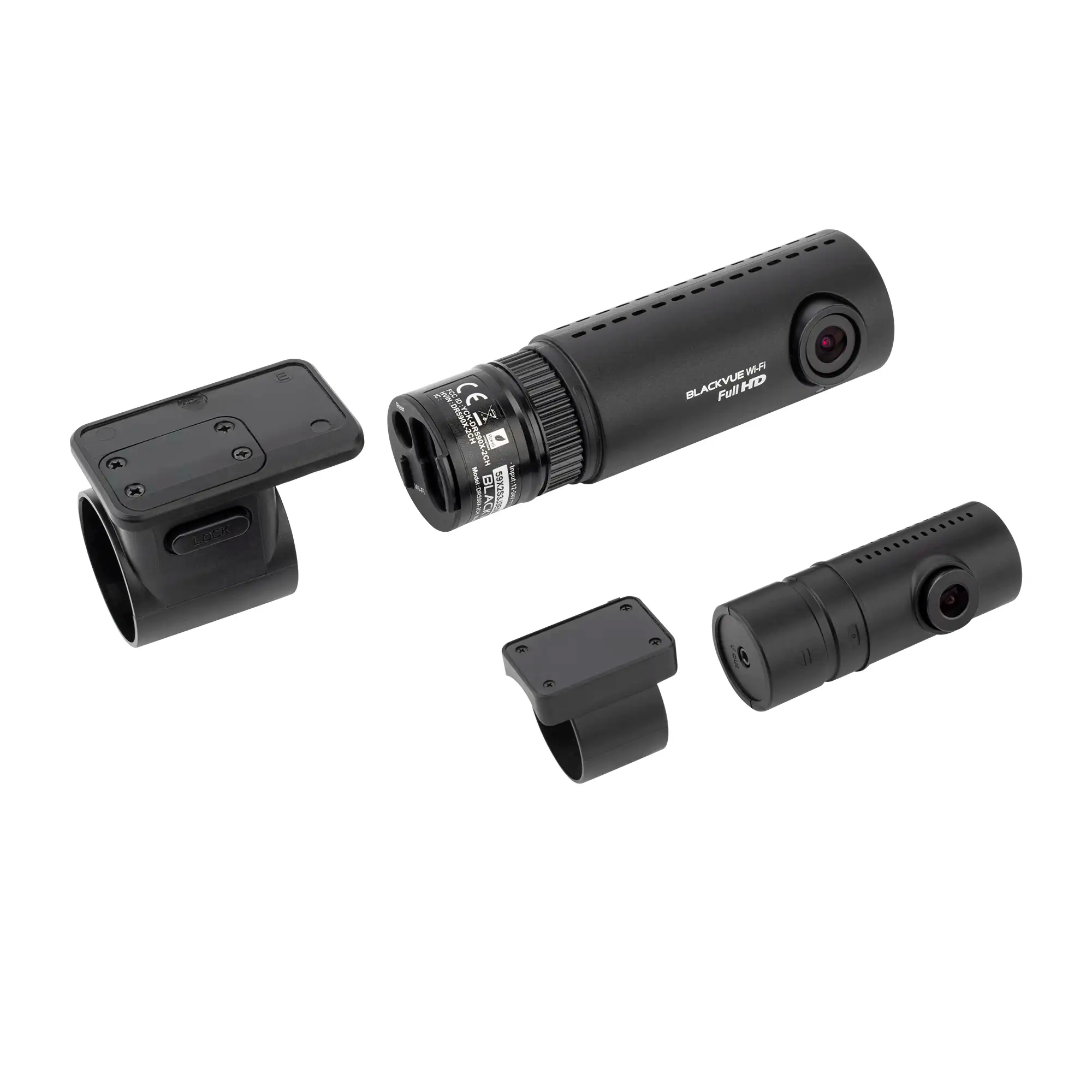 BlackVue DR590X-2CH 1080p Dual-Lens Dash Cam For Front And Rear With WiFi