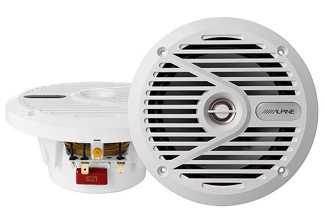 Alpine SPS-M601W 6.5" Coax 2-Way Marine Speaker White