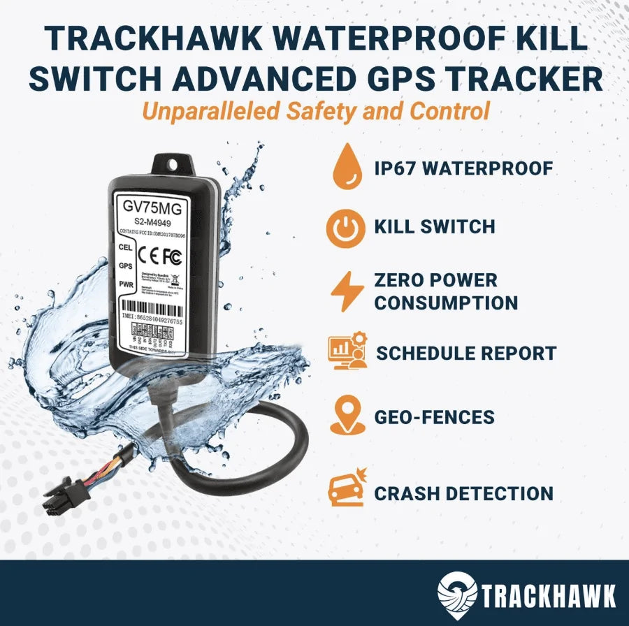 Trackhawk TH75 Waterproof GPS – Marine Grade