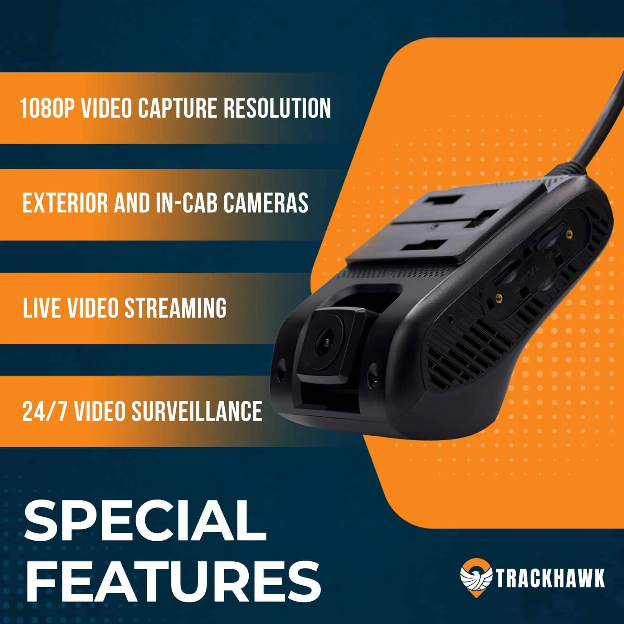 Trackhawk GPS TH-DASH: GPS Dash Cam & Kill Switch