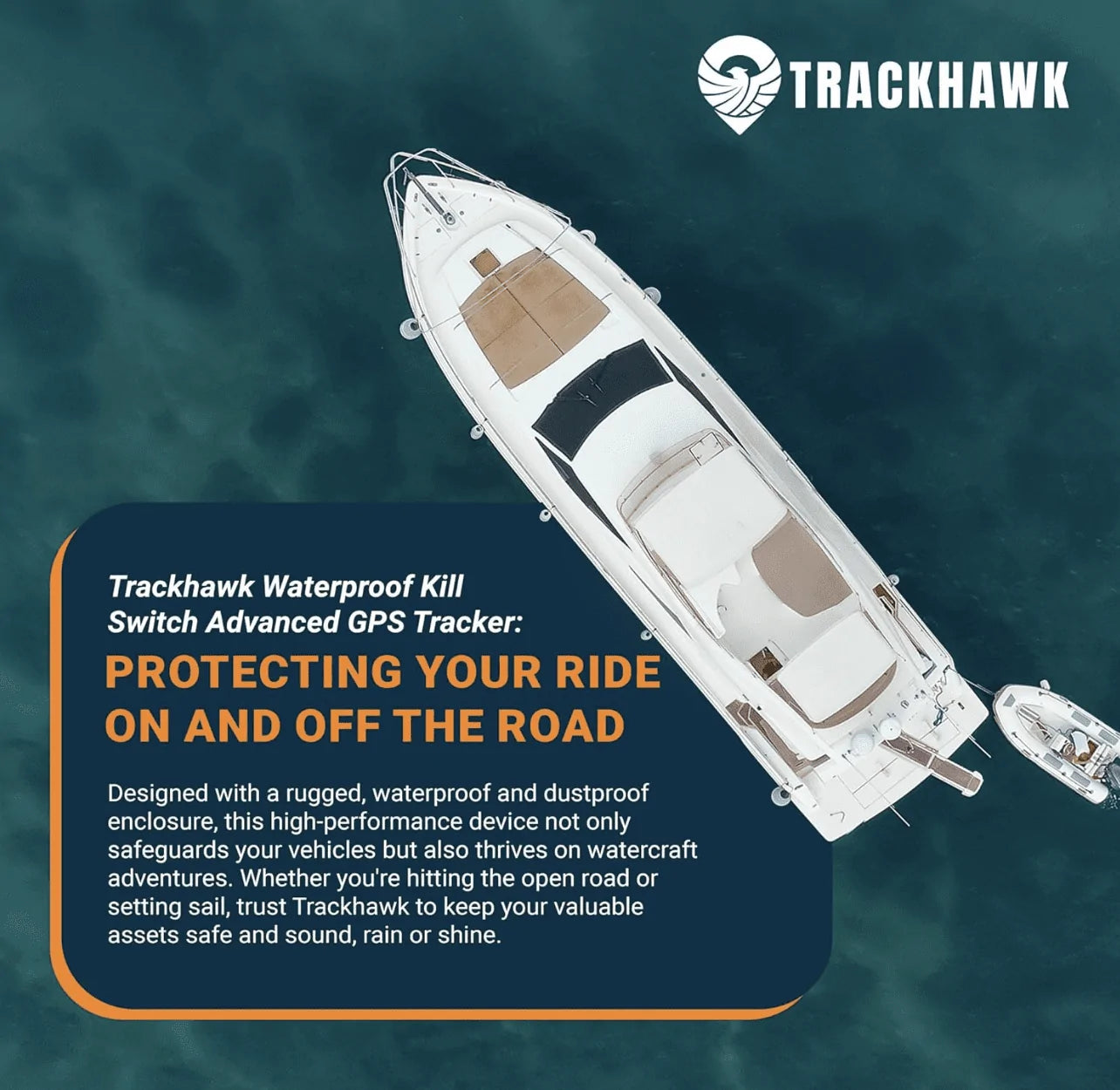 Trackhawk TH75 Waterproof GPS – Marine Grade