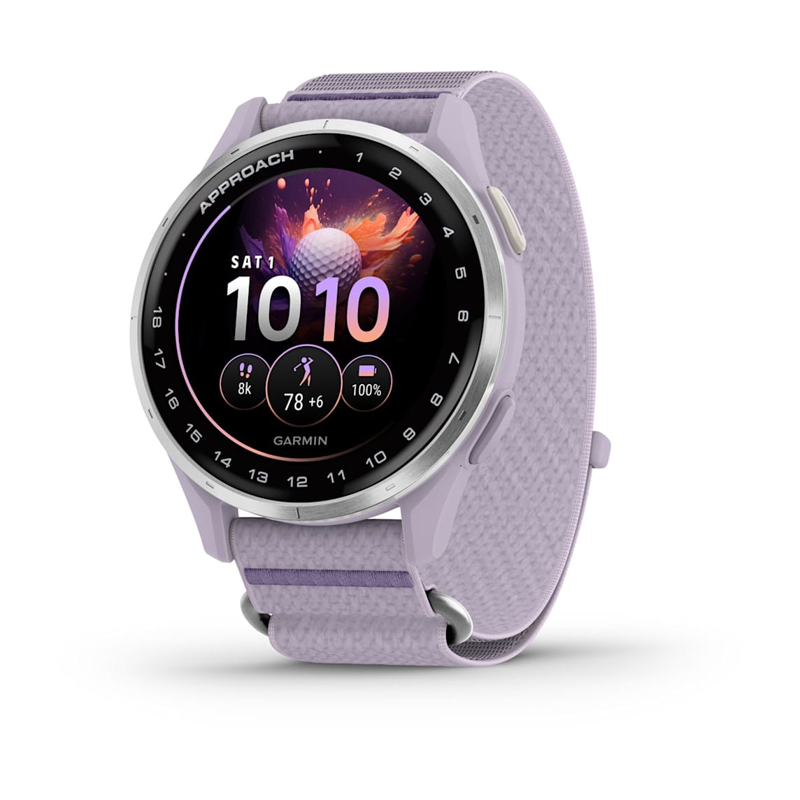 Garmin Approach J1 Silver Aluminum Bezel golf GPS smartwatch at Houston Car Stereo