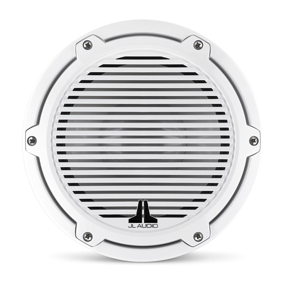 JL Audio M6-8IB-C-GwGw-4 marine subwoofers for deep boat bass and waterproof audio upgrades, waterproof marine audio upgrade available across the USA