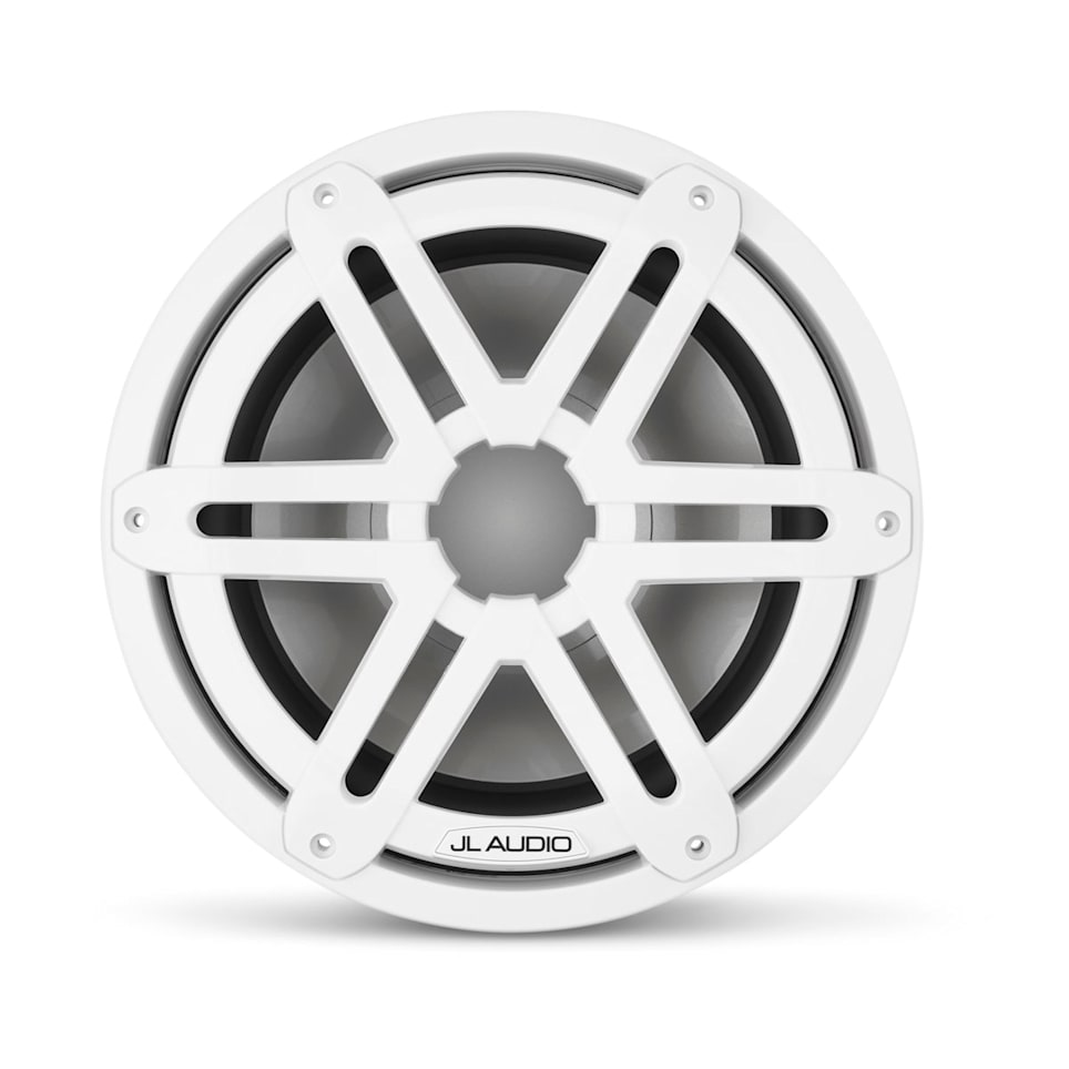 JL Audio M3-10IB-S-Gw-4 marine subwoofers for deep boat bass and waterproof audio upgrades, waterproof marine audio upgrade available across the USA