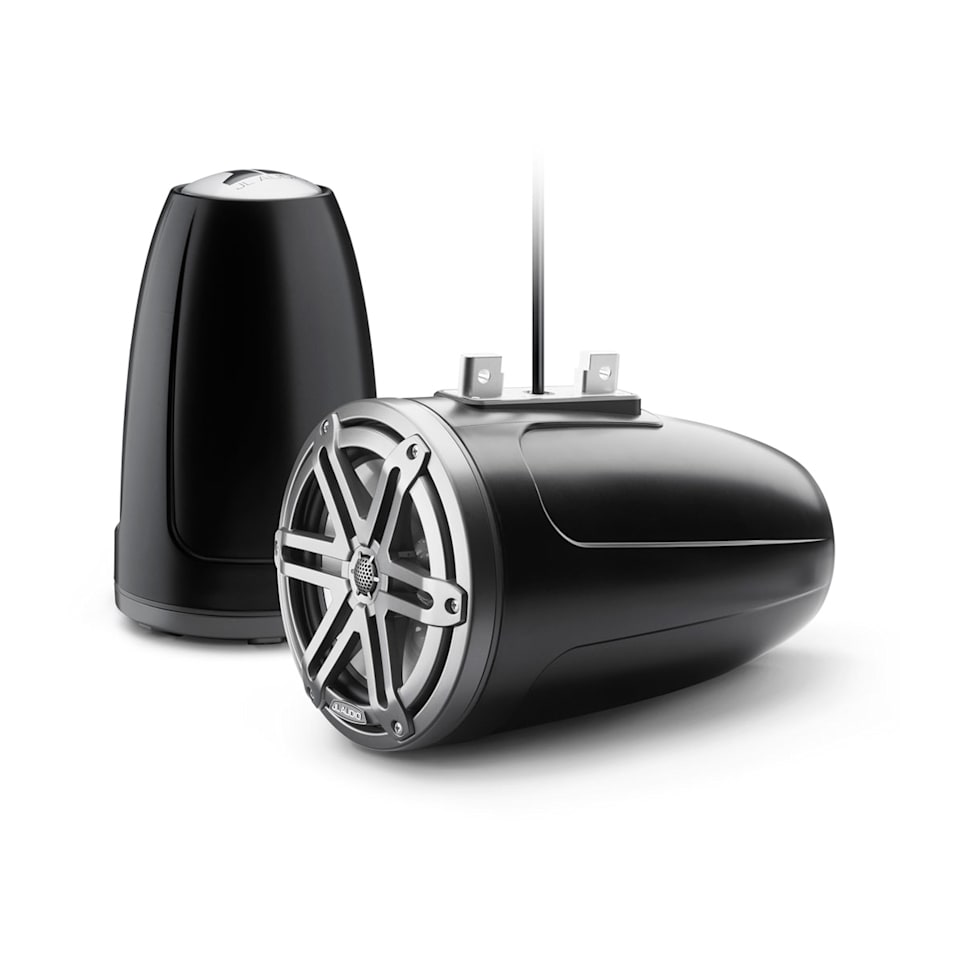 JL Audio M3-770ETXv3-Sb-S-Gm wake tower marine speakers for boats, wakeboard towers and open-water sound, waterproof marine audio upgrade available across the USA