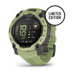 Garmin Instinct 3 - 50 mm AMOLED Fern Green rugged outdoor GPS smartwatch at Houston Car Stereo