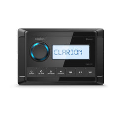 Clarion CMM-20 marine stereos and source units for boat audio control and Bluetooth sound, waterproof marine audio upgrade available across the USA