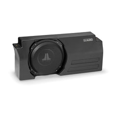 JL Audio Stealthbox custom-fit enclosed subwoofer for Toyota Tacoma Double Cab at Houston Car Stereo