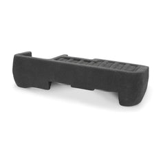 JL Audio Stealthbox custom-fit enclosed subwoofer for Chevrolet Silverado and GMC Sierra Double Cab Trucks at Houston Car Stereo