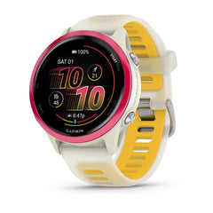 Garmin Forerunner 570 - 42mm Raspberry Aluminum GPS running watch at Houston Car Stereo