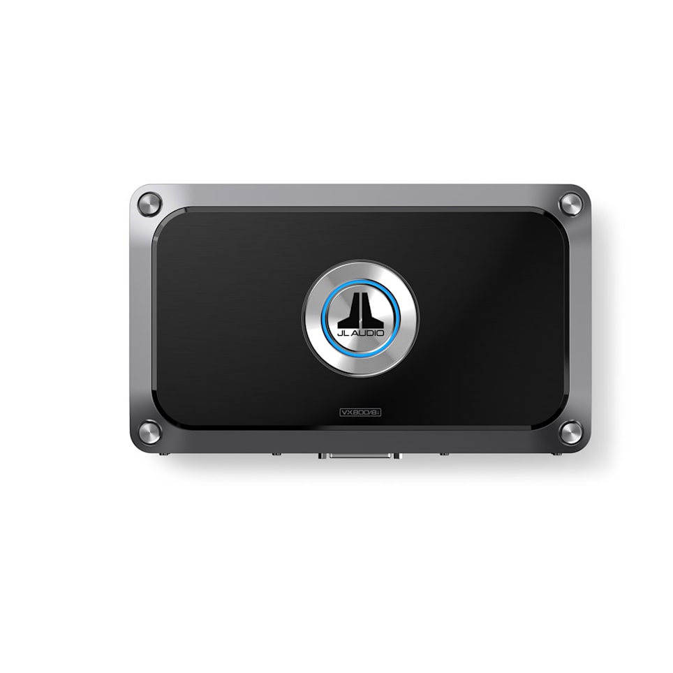 JL Audio VX800/8i car amplifier for speakers and subwoofer power at Houston Car Stereo