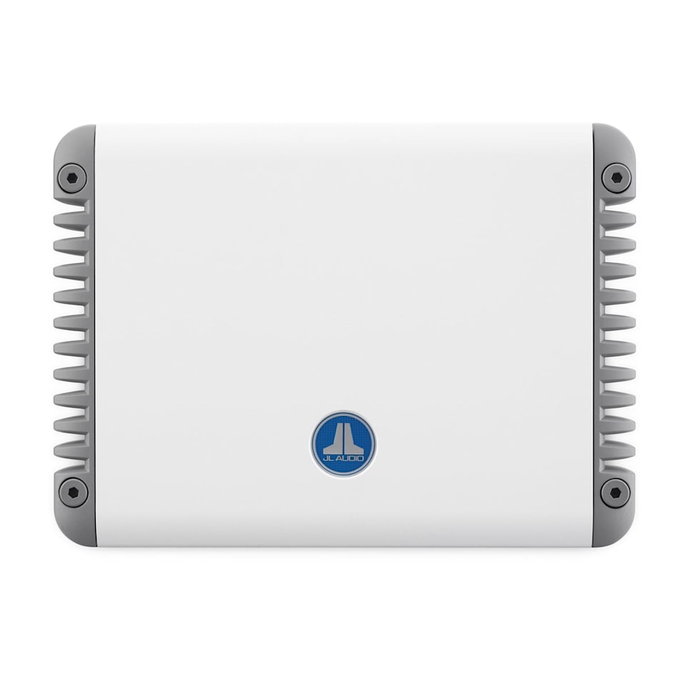 JL Audio MHD900/5-24V marine amplifiers for powerful boat audio systems and clean sound output, waterproof marine audio upgrade available across the USA