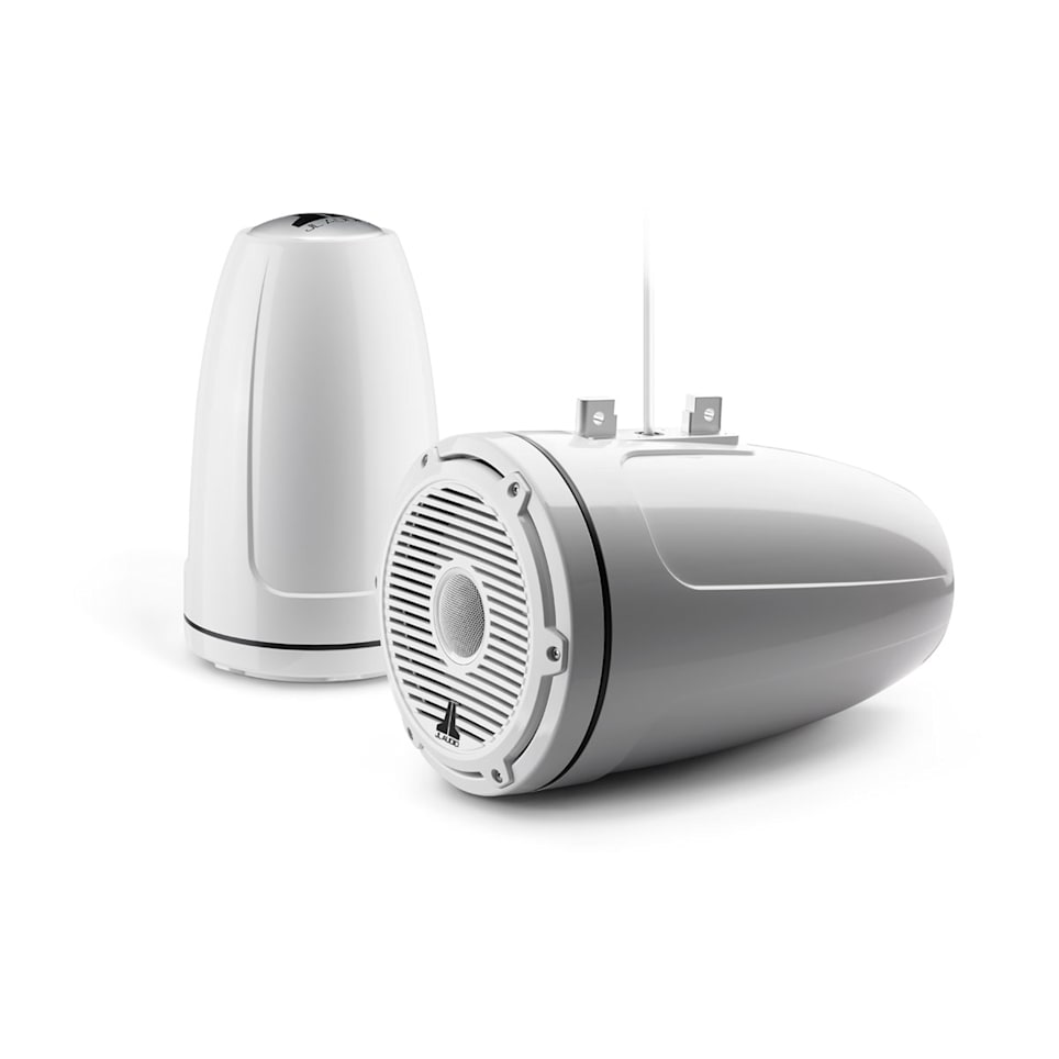 JL Audio M6-880ETXv3-Gw-C-3Gw wake tower marine speakers for boats, wakeboard towers and open-water sound, waterproof marine audio upgrade available across the USA