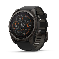 Garmin fēnix 8 - 51 mm Solar Sapphire premium multisport GPS smartwatch at Houston Car Stereo