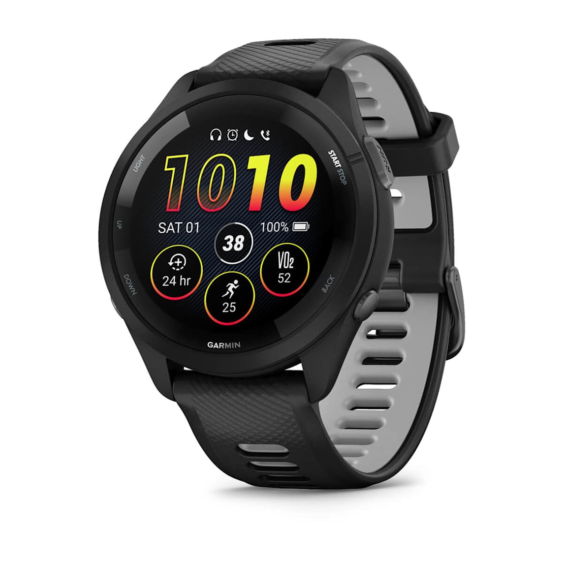 Garmin Forerunner 265 Black Bezel and Case GPS running watch at Houston Car Stereo