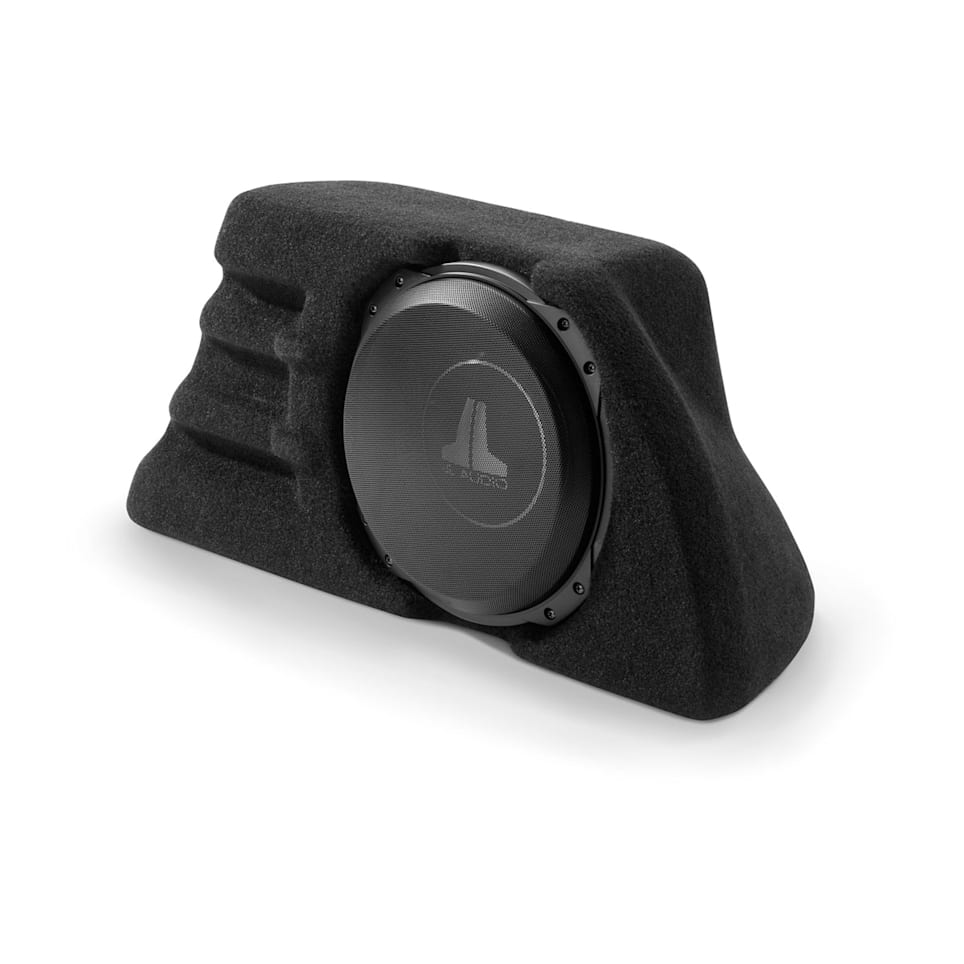 JL Audio Stealthbox custom-fit enclosed subwoofer for Subaru BRZ, Scion FR-S and Toyota 86 at Houston Car Stereo