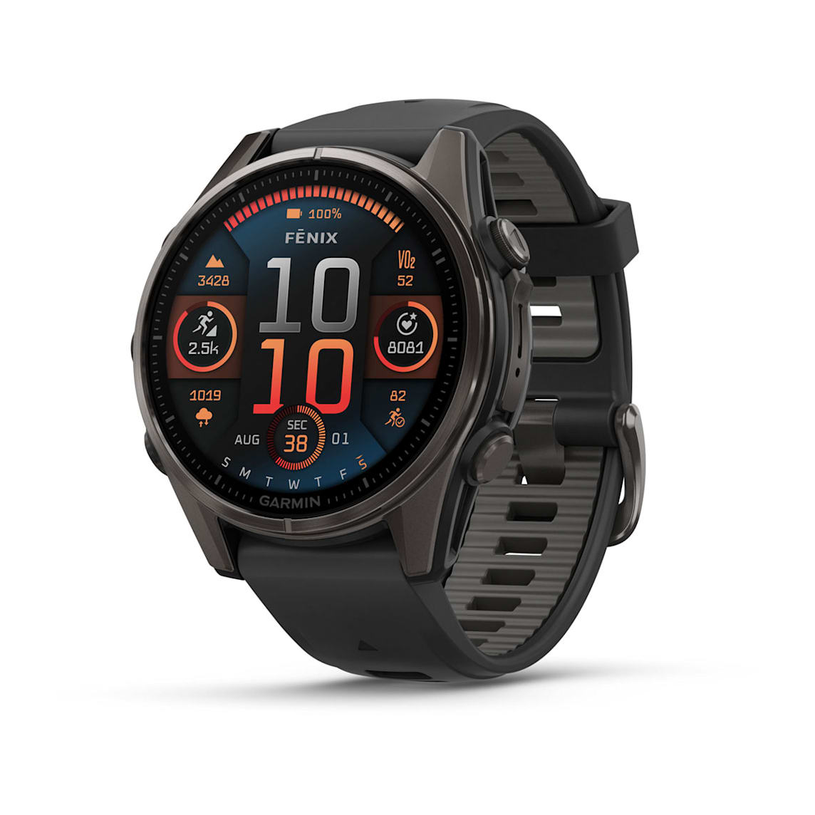 Garmin fēnix 8 - 43 mm AMOLED Sapphire premium multisport GPS smartwatch at Houston Car Stereo