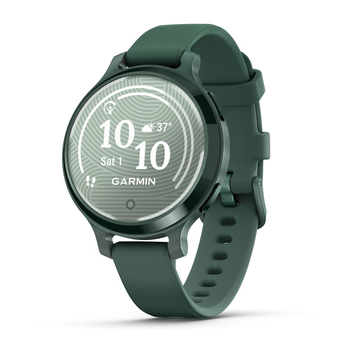 Garmin Lily 2 Active Jasper Green women's fitness smartwatch at Houston Car Stereo