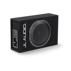 JL Audio ACS112LG-TW1 loaded enclosed car subwoofer for powerful bass upgrade at Houston Car Stereo