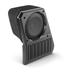 JL Audio Stealthbox custom-fit enclosed subwoofer for Jeep Wrangler Unlimited at Houston Car Stereo
