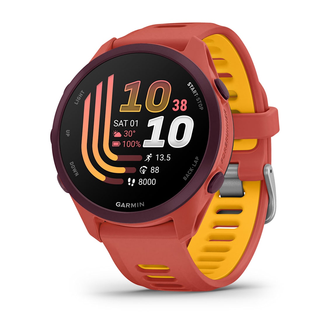 Garmin Forerunner 170 Music Red Pink GPS running watch at Houston Car Stereo