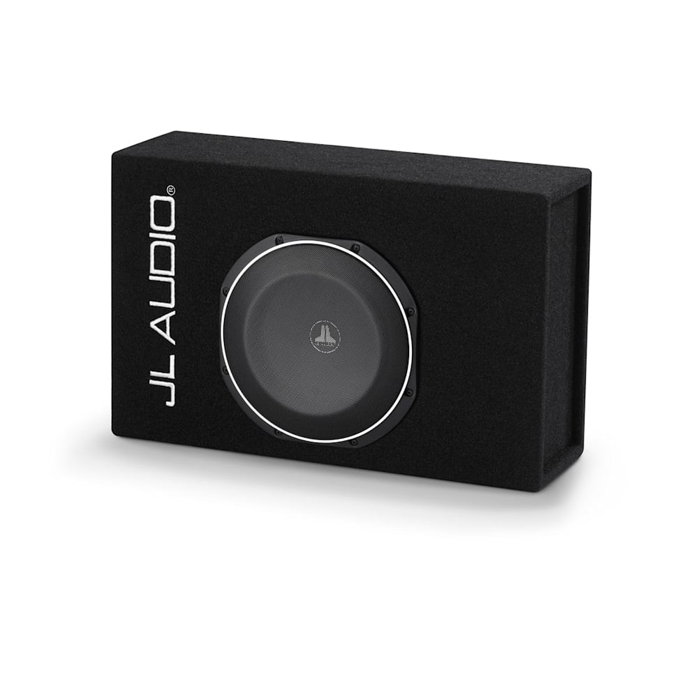 JL Audio CP110LG-TW1-2 loaded enclosed car subwoofer for powerful bass upgrade at Houston Car Stereo