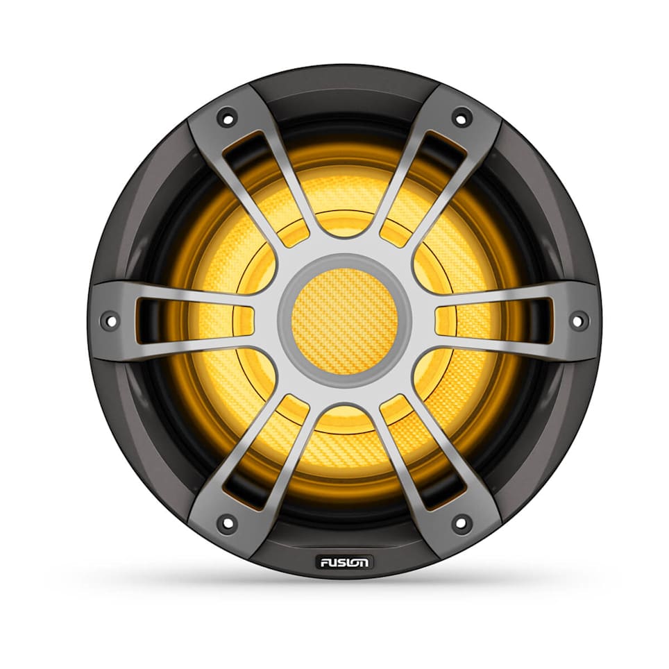 Fusion 010-02774-11 marine subwoofers for deep boat bass and waterproof audio upgrades, waterproof marine audio upgrade available across the USA