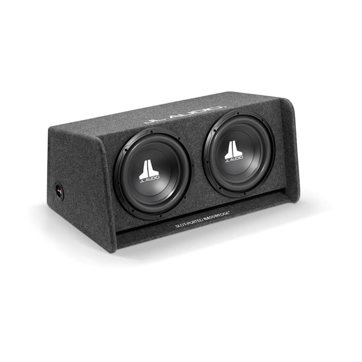 JL Audio CP212-W0v3 loaded enclosed car subwoofer for powerful bass upgrade at Houston Car Stereo